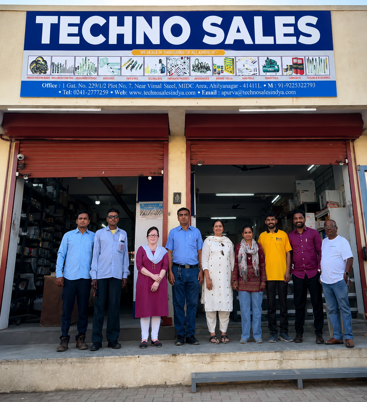 Techno Sales India Machining Center & Storefront